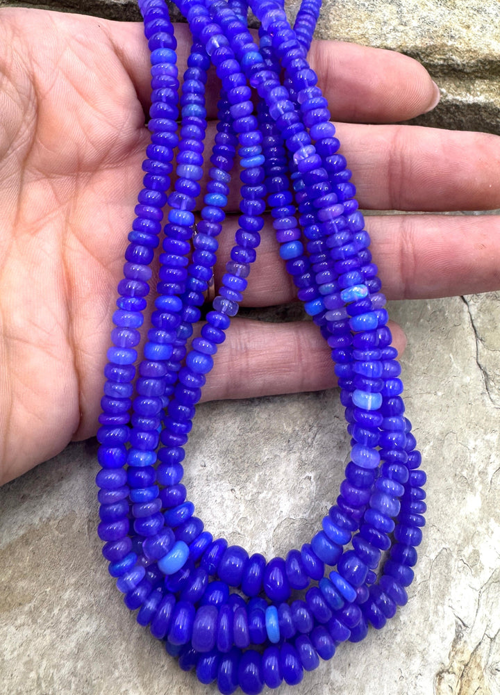 Electric Purple Ethiopian Opal (Dyed) 4 7mm Irregular