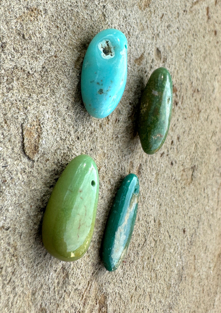 Elisa (Mexico) Turquoise Long Focal Pendant Beads (Select