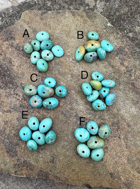 Elisa Turquoise (Mexico) Large Hole Bead Sets Select