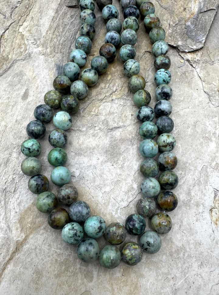 *Estate Collection Special* African Turquoise 10mm Smooth