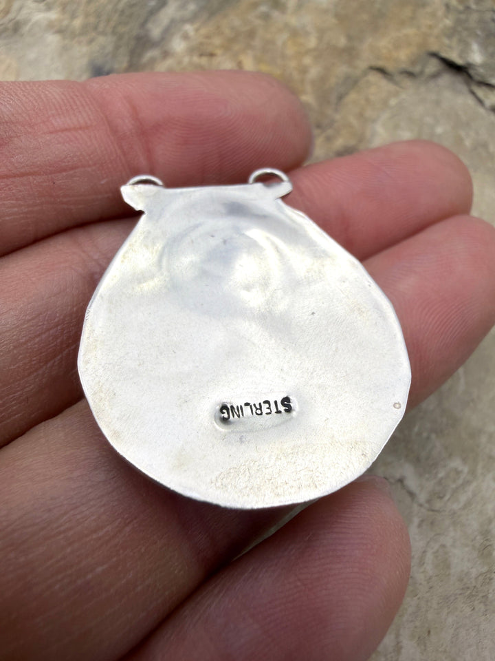 Estate Sterling Silver and American Turquoise Shadow Box