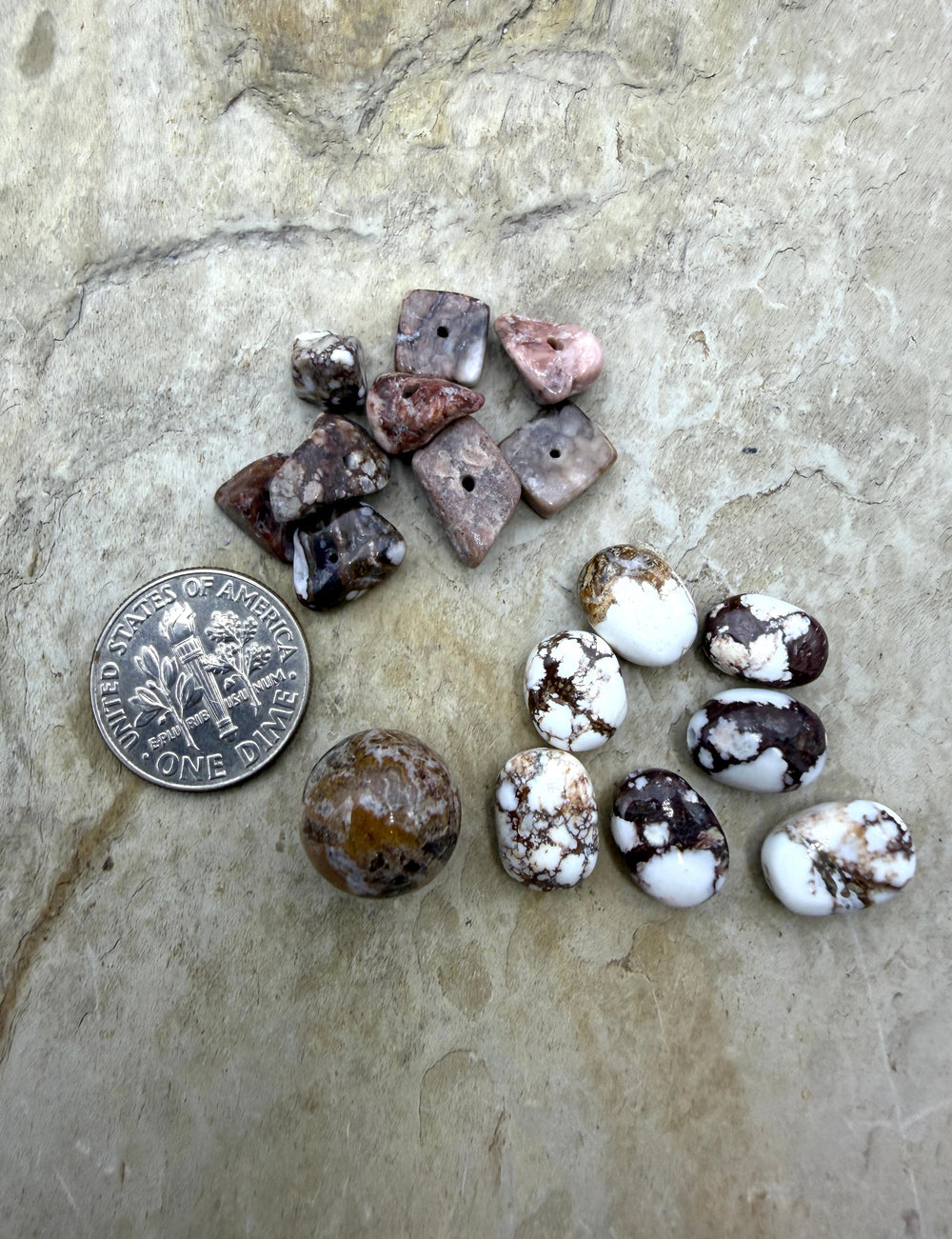 FRIDAY BARGAIN Bead Lot of Mixed Shape Wild Horse Beads