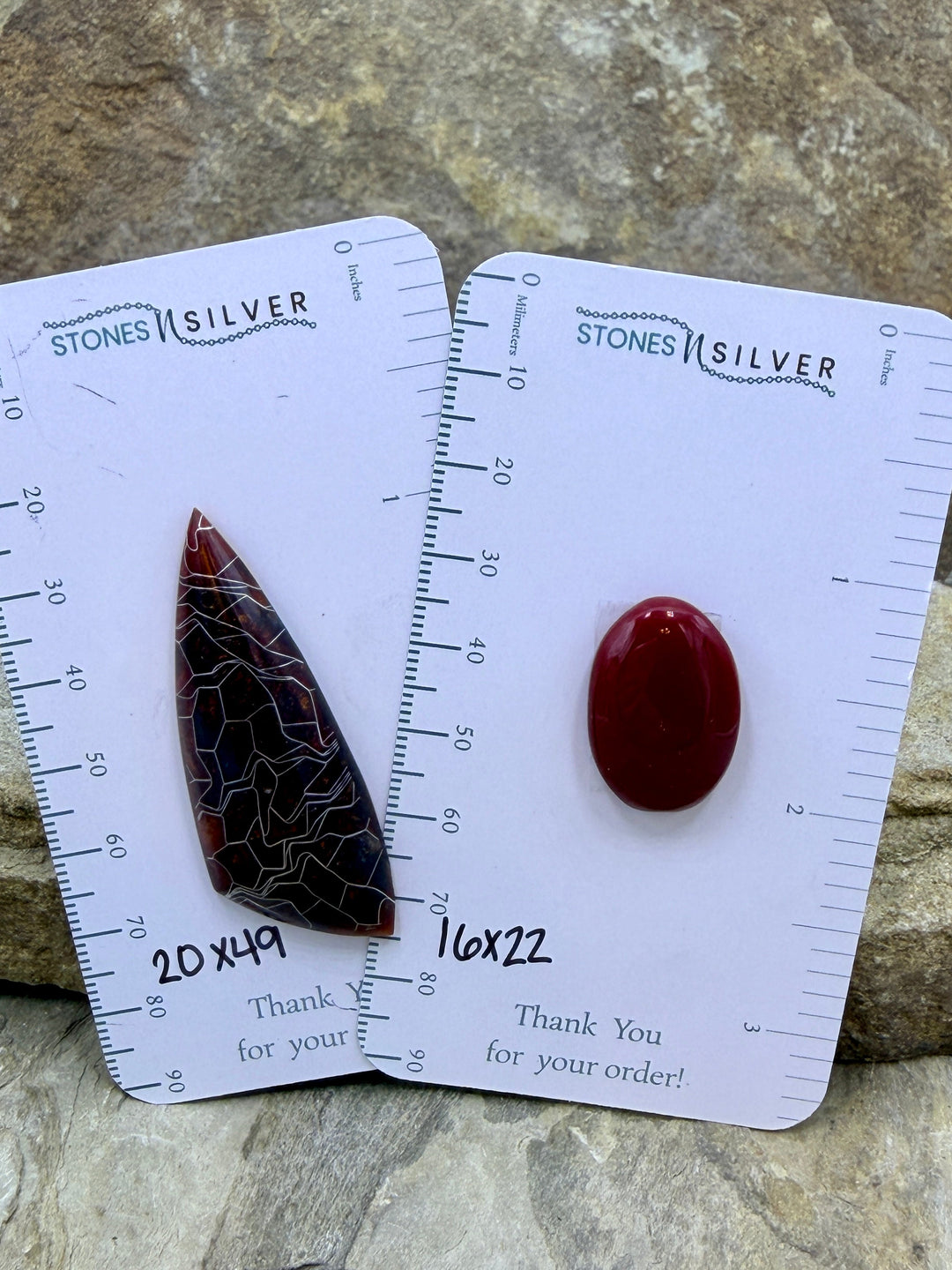 FRIDAY BARGAIN BUY 2 Designer Cabochons Alumilite
