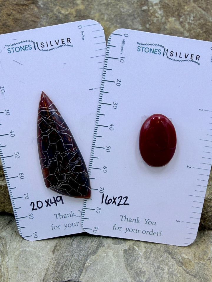 FRIDAY BARGAIN BUY 2 Designer Cabochons Alumilite