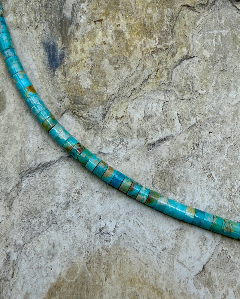 FRIDAY BARGAIN BUY Elisa (Mex) Turquoise Heishi Beads 4mm 8