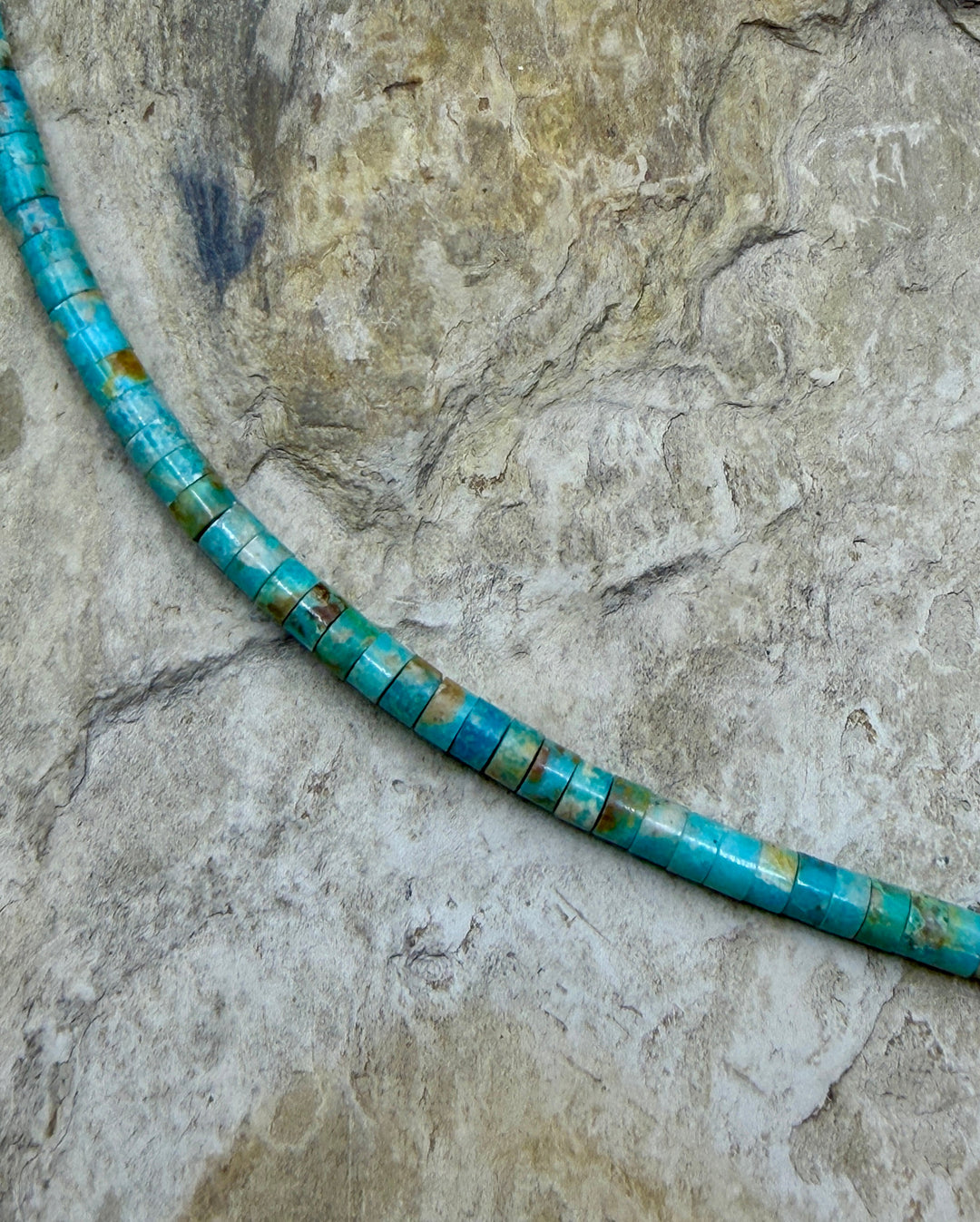 FRIDAY BARGAIN BUY Elisa (Mex) Turquoise Heishi Beads 4mm 8