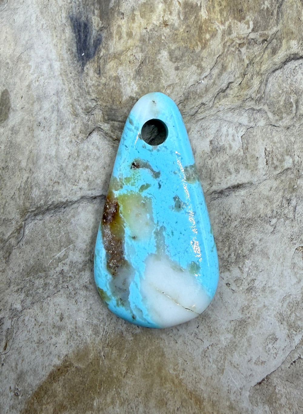 FRIDAY BARGAIN BUY Kingman Turquoise (Arizona) (Large Hole)