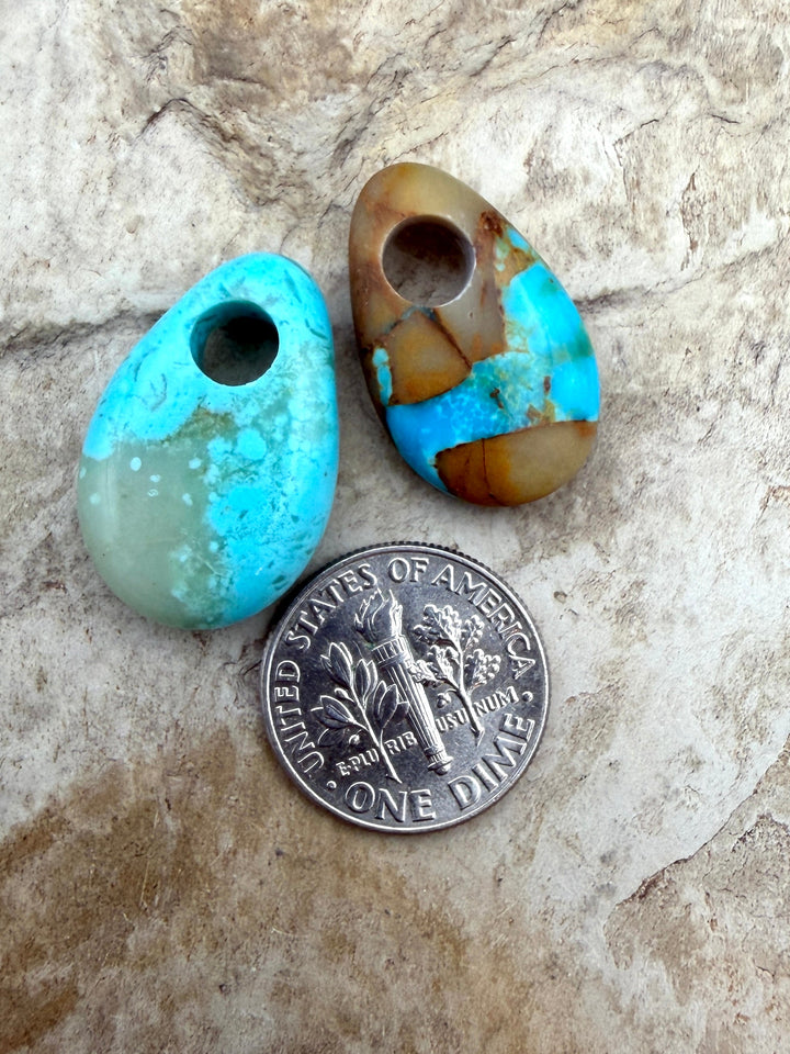 FRIDAY BARGAIN BUY Kingman Turquoise (Arizona) LOT of 2