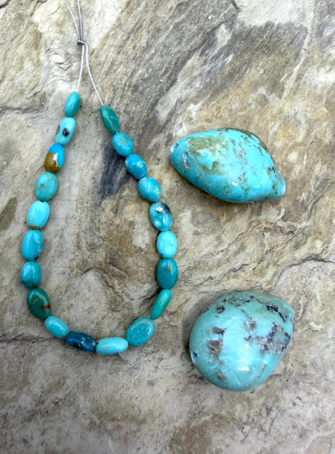 FRIDAY BARGAIN BUY LOT of Mixed Turquoise Beads Sonoran