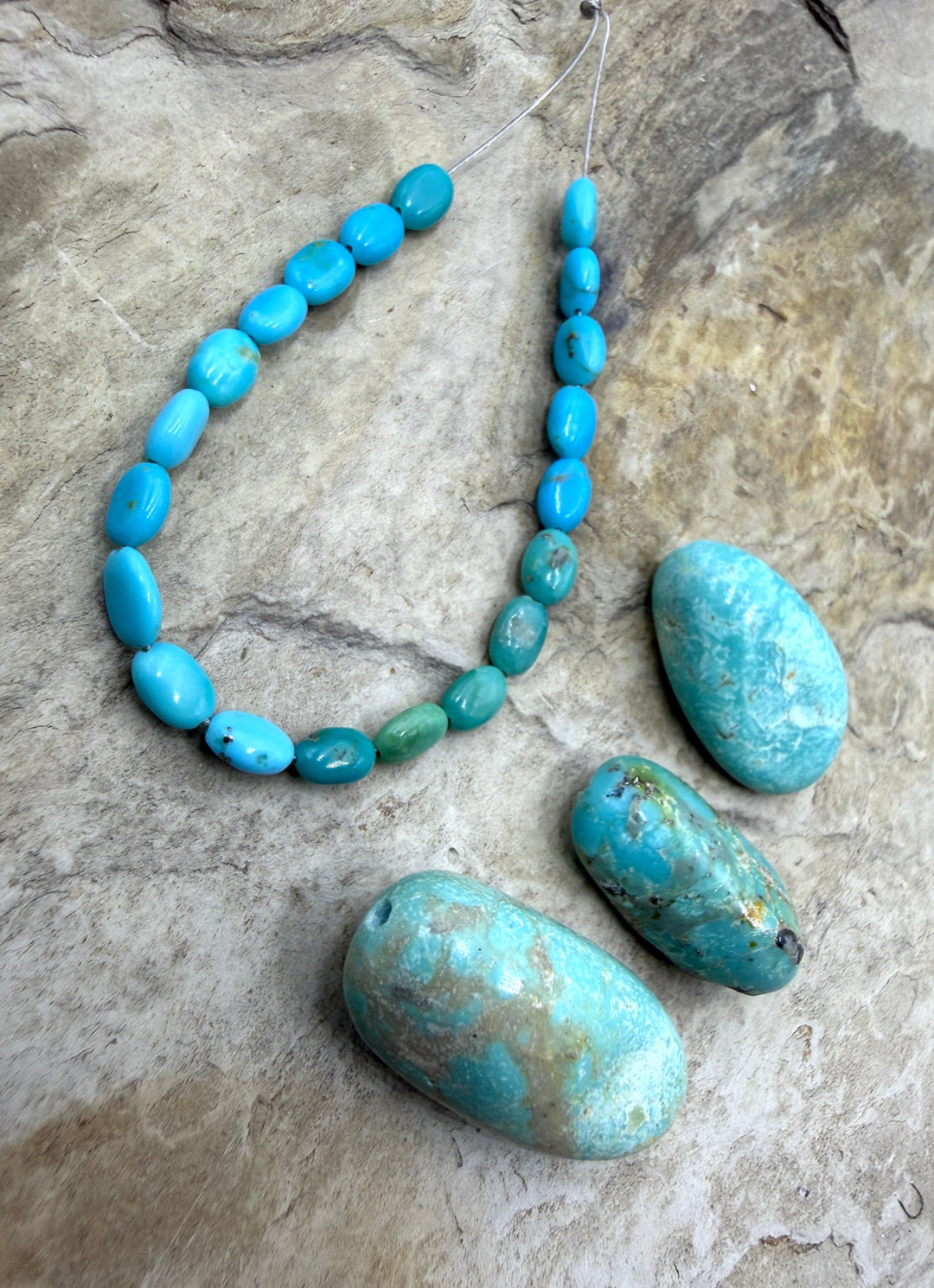 FRIDAY BARGAIN BUY LOT of Mixed Turquoise Beads Sonoran