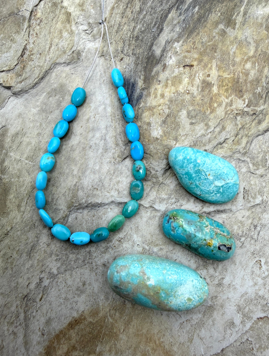 FRIDAY BARGAIN BUY LOT of Mixed Turquoise Beads Sonoran