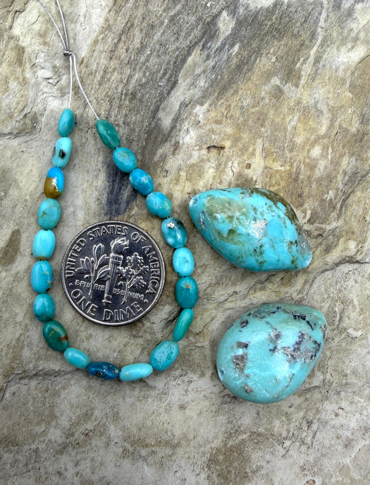 FRIDAY BARGAIN BUY LOT of Mixed Turquoise Beads Sonoran