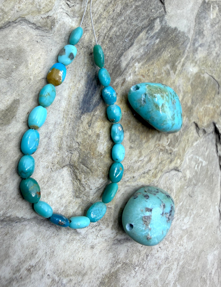 FRIDAY BARGAIN BUY LOT of Mixed Turquoise Beads Sonoran