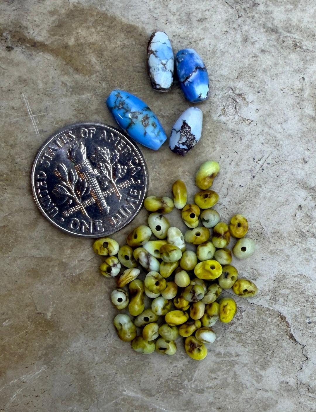 FRIDAY BARGAIN BUY LOT of RARE Golden Hills Turqoise