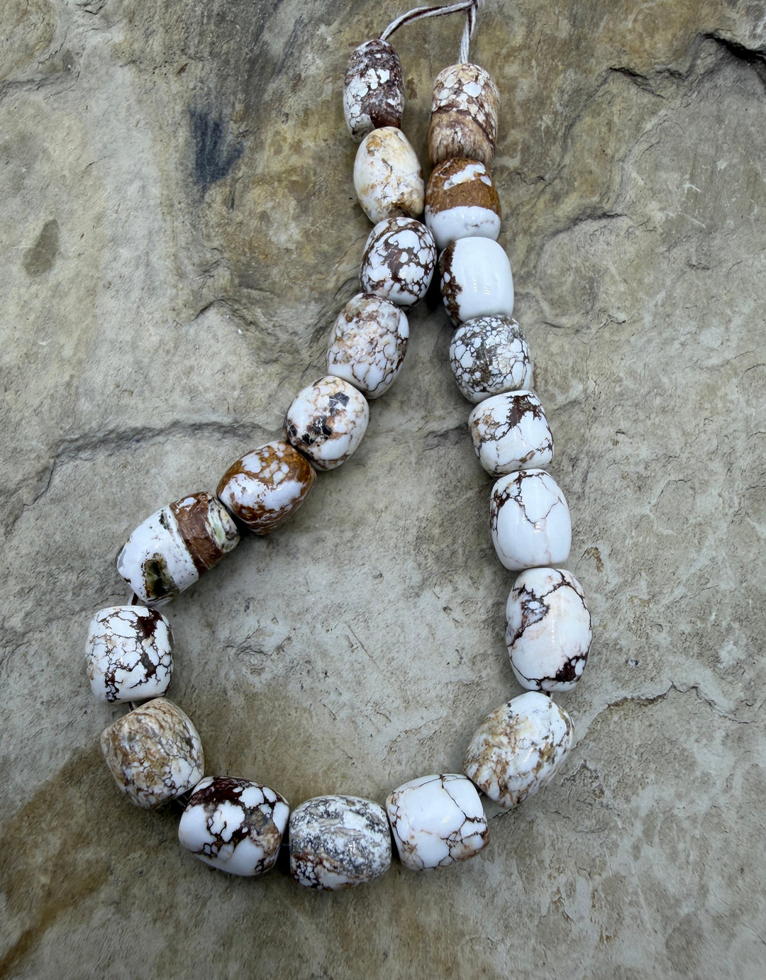 FRIDAY BARGAIN BUY Wild Horse Barrel Beads 7x9mm 7 Inch