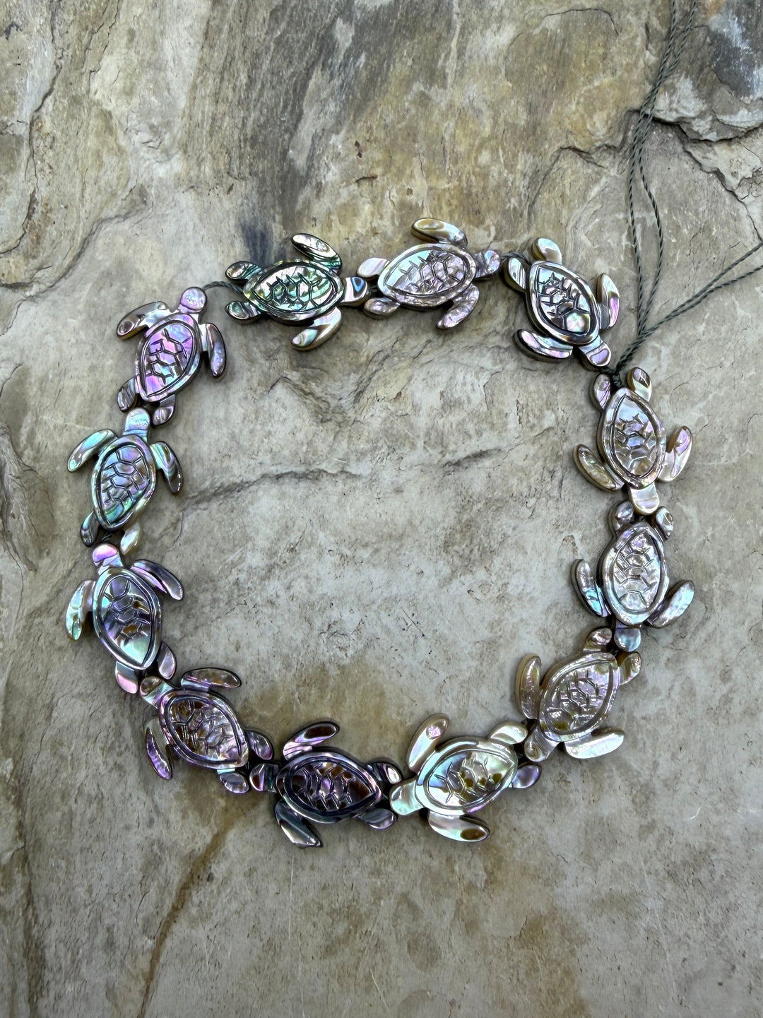 FRIDAY BARGAIN CLOSEOUT Black Mother Of Pearl Turtle Beads