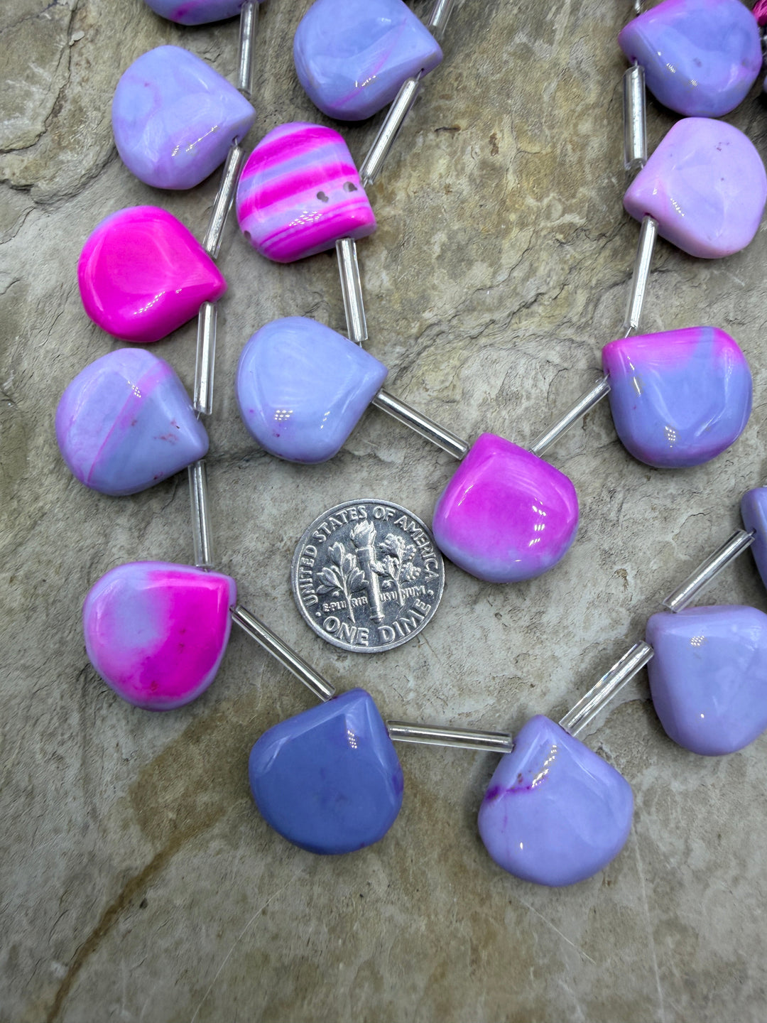 FRIDAY BARGAIN Closeout Cotton Candy Opal (Dyed) 16mm