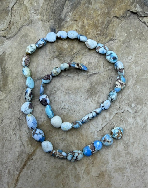FRIDAY BARGAIN Golden Hills Turquoise Irregular Rounded