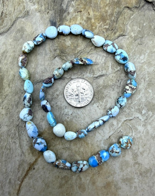 FRIDAY BARGAIN Golden Hills Turquoise Irregular Rounded