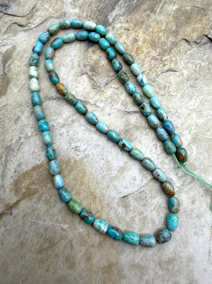 FRIDAY BARGAIN Hubei Turquoise (China) Rice Beads 4x6mm