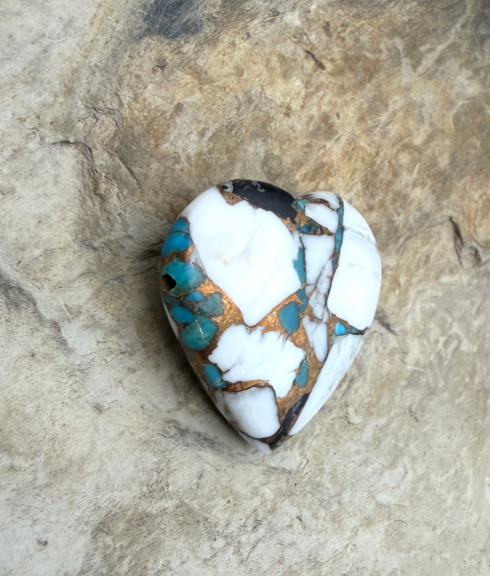 FRIDAY BARGAIN Kingman Turquoise and White Buffalo
