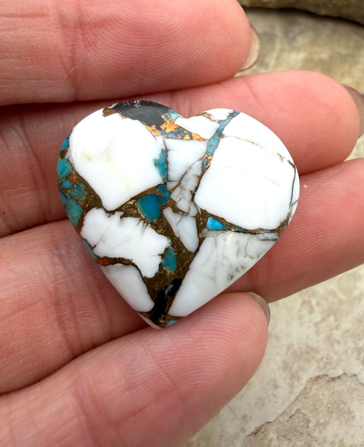 FRIDAY BARGAIN Kingman Turquoise and White Buffalo