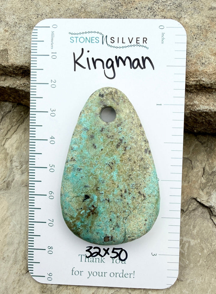 Friday Bargain Kingman Turquoise (Arizona) BIG Large Hole