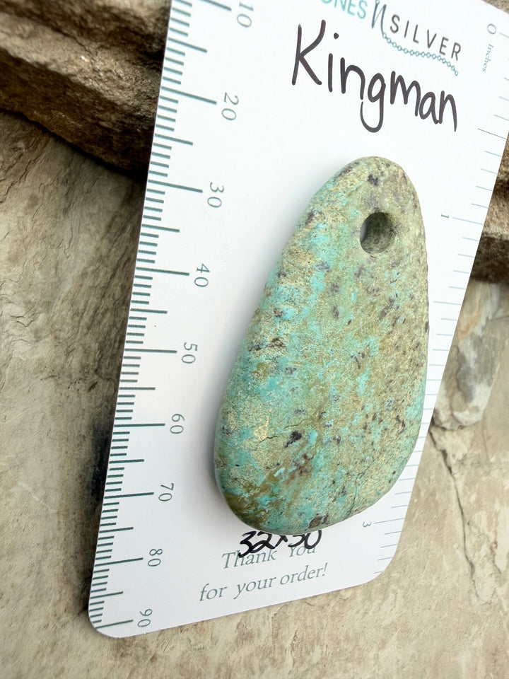 Friday Bargain Kingman Turquoise (Arizona) BIG Large Hole