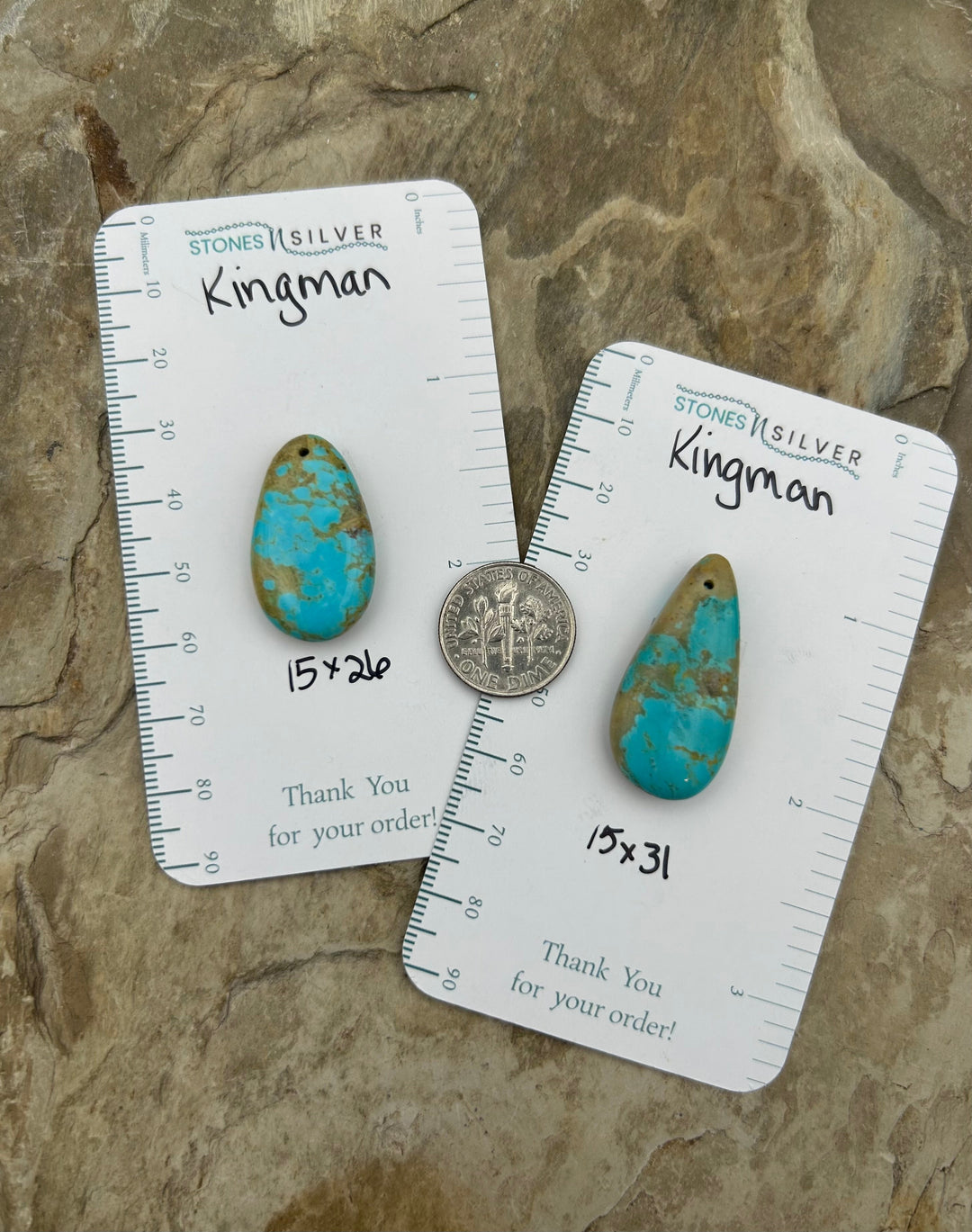 FRIDAY BARGAIN Kingman Turquoise (Arizona) Focal Pendant