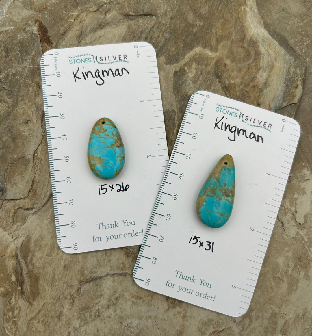 FRIDAY BARGAIN Kingman Turquoise (Arizona) Focal Pendant