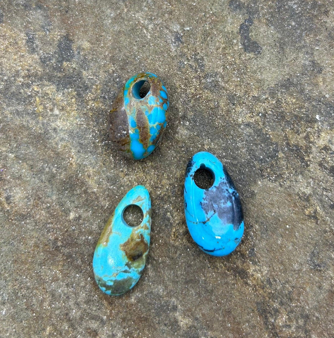 FRIDAY BARGAIN Kingman Turquoise (Arizona) LOT of 3 Large