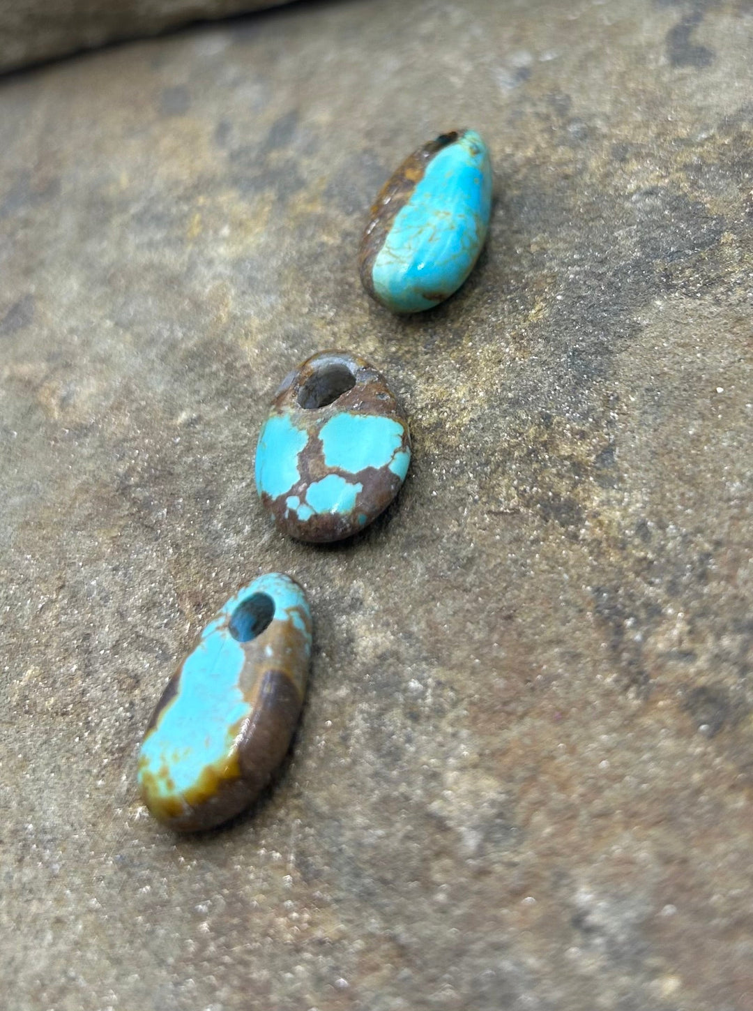 FRIDAY BARGAIN Kingman Turquoise (Arizona) LOT of 3 Large