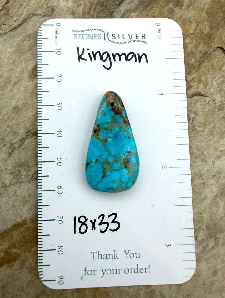 FRIDAY BARGAIN LKingman Turquoise (Arizona) Focal Bead