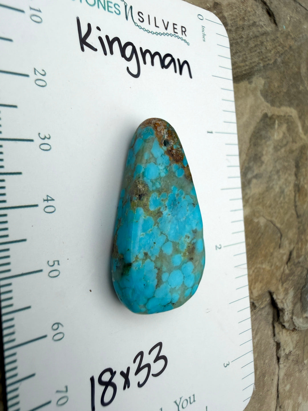 FRIDAY BARGAIN LKingman Turquoise (Arizona) Focal Bead