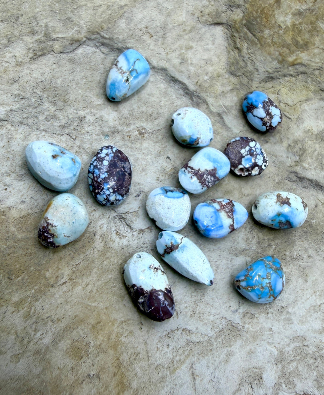 FRIDAY BARGAIN LOT of 14 Loose Golden Hills Rounded Nugget