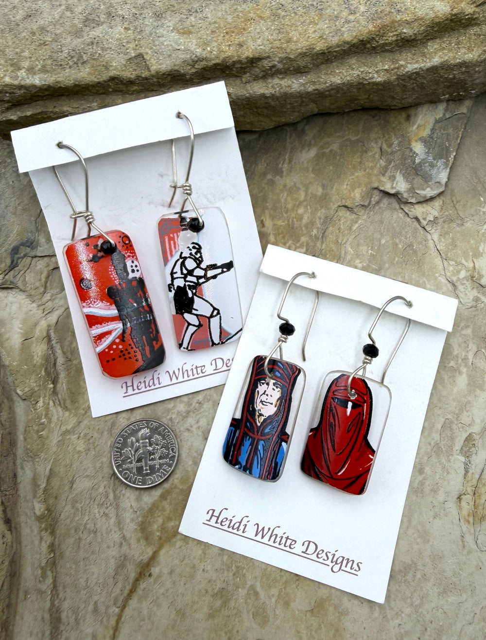 FRIDAY BARGAIN LOT of 2 Pair of HWD Earrings made