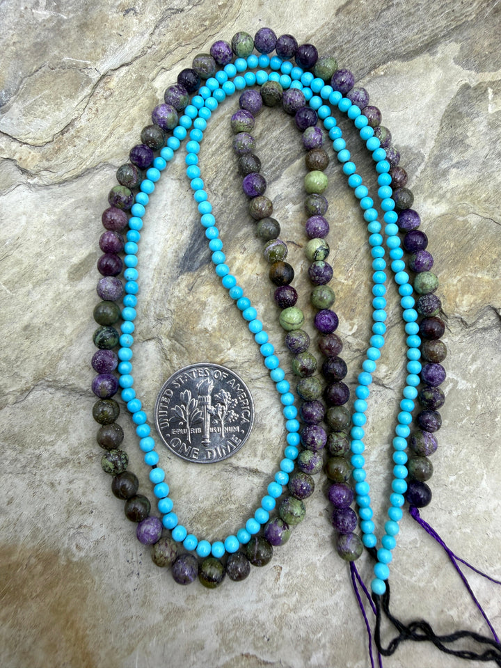 FRIDAY BARGAIN LOT of 2 Premium Bead Strands Blue Ridge