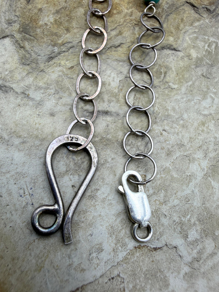 FRIDAY BARGAIN LOT of 2 Sterling Silver Clasp With Extender