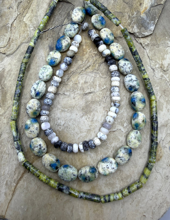 FRIDAY BARGAIN LOT of 3 Bead Strands K2 Jasper Yellow