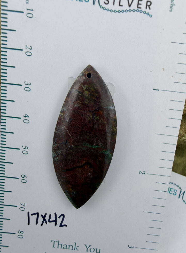 FRIDAY BARGAIN LOT of 3 Focal Bead Pendants Jasperilla