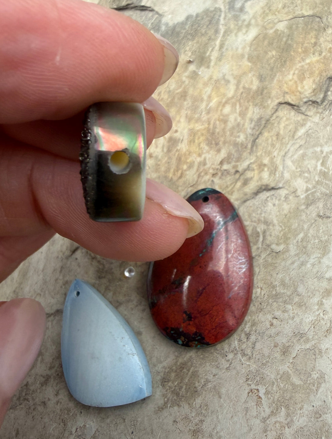 FRIDAY BARGAIN LOT of 3 Premium Focal Pendant Beads Somora