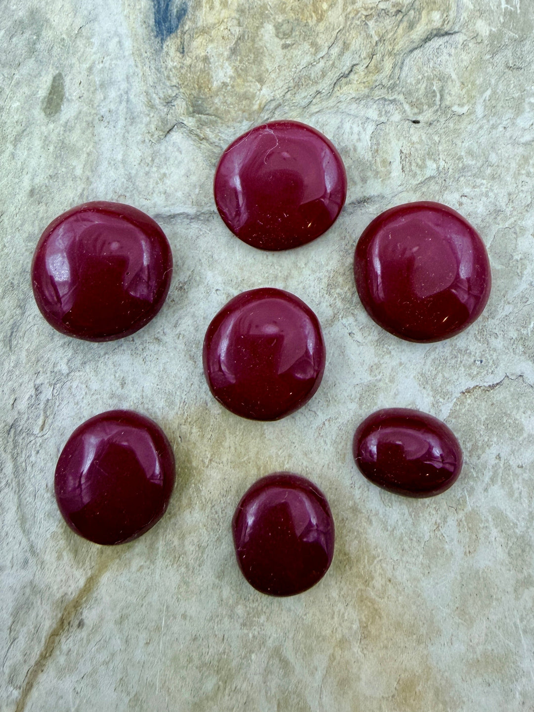 FRIDAY BARGAIN LOT of 7 Rosarita Cabochons - Rosarita