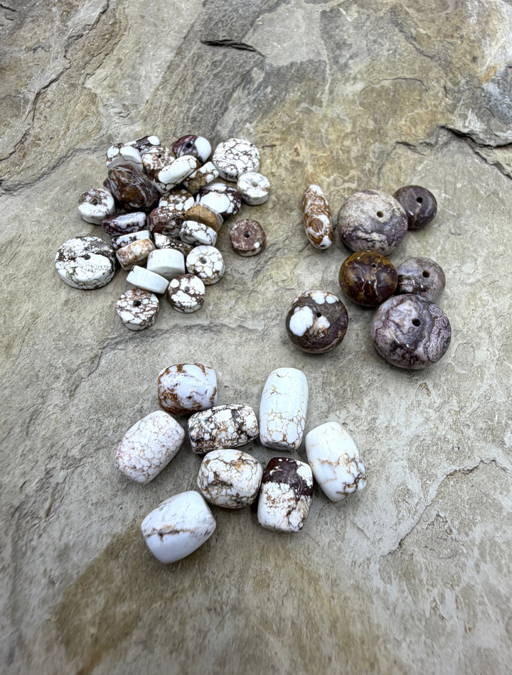 FRIDAY BARGAIN LOT of Mixed Shape Wild Horse beads - Wild