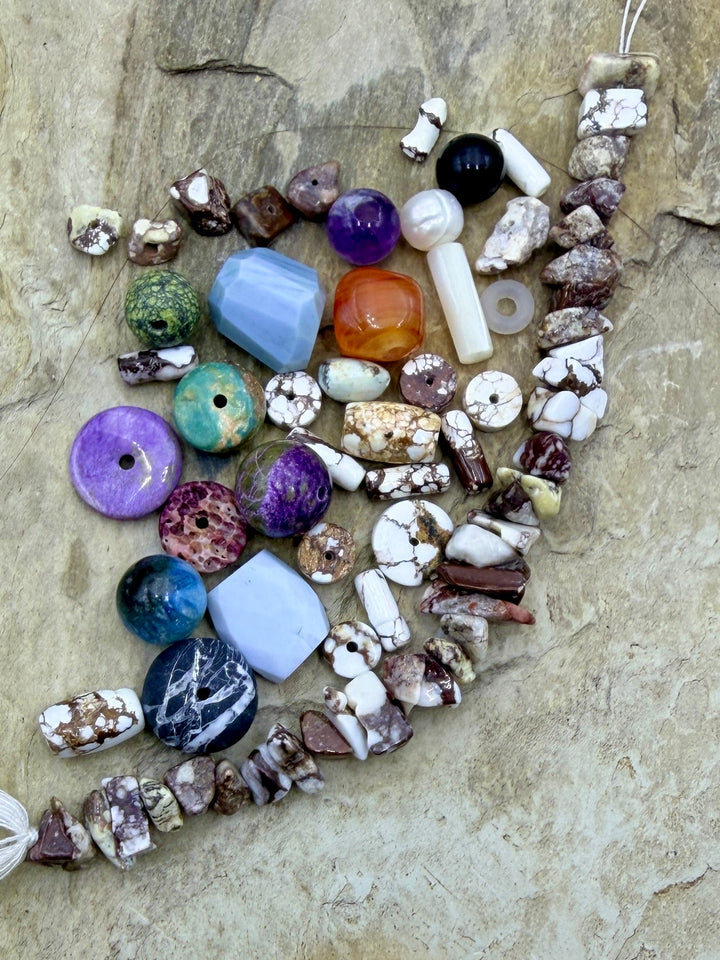 FRIDAY BARGAIN LOT of Pemium Beads Wild Horse Blue Opal