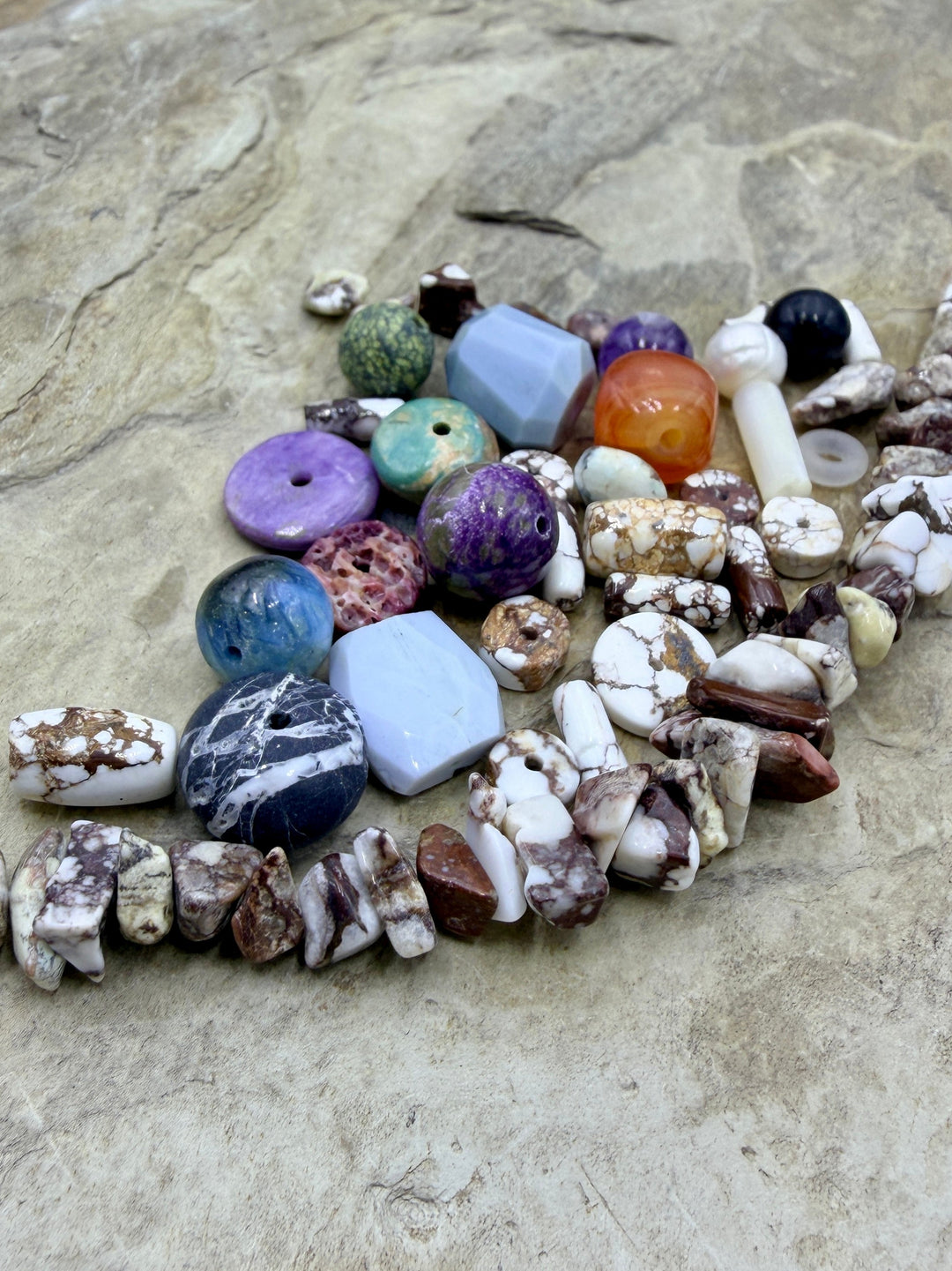 FRIDAY BARGAIN LOT of Pemium Beads Wild Horse Blue Opal