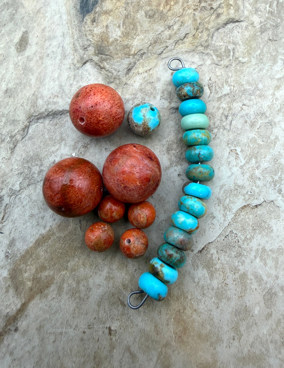 FRIDAY BARGAIN LOT of Premium Beads Kingman Turquoise 7mm