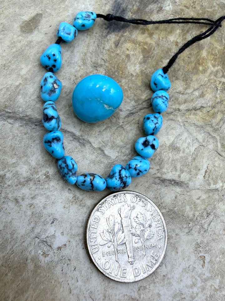FRIDAY BARGAIN LOT of Sleeping Beauty Turquoise Beads