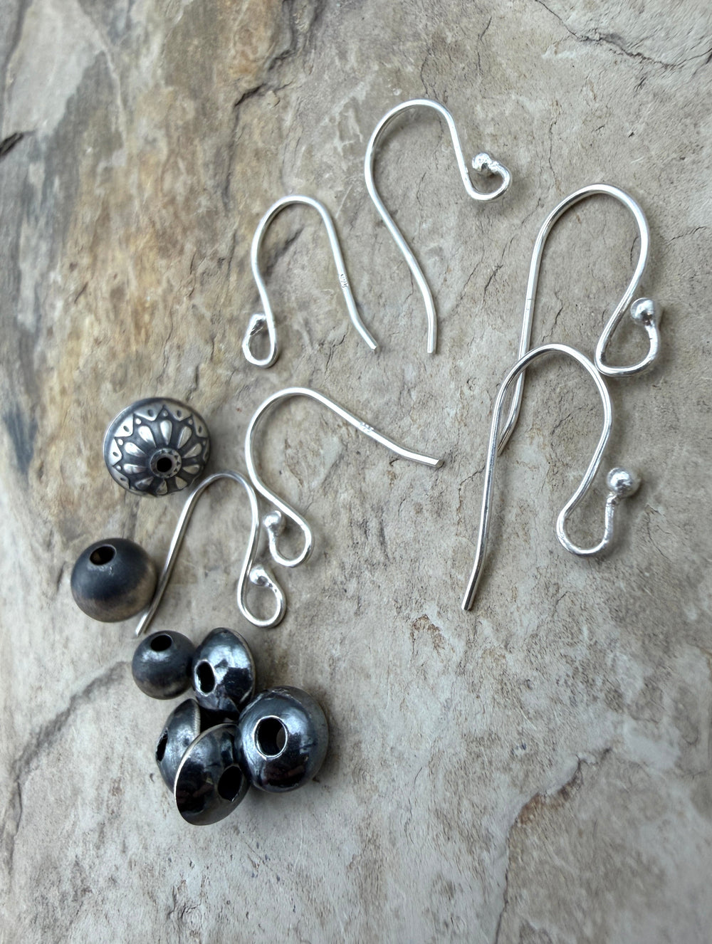 FRIDAY BARGAIN LOT of Sterling silver Beads and Findings