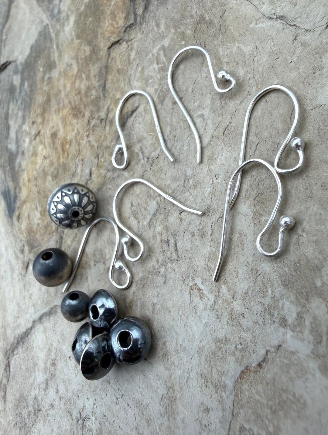 FRIDAY BARGAIN LOT of Sterling silver Beads and Findings
