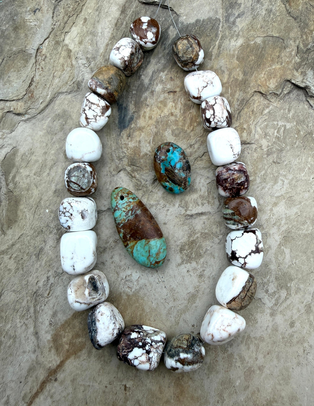 FRIDAY BARGAIN LOT of Wild Horse Nugget Strand (8 inches)